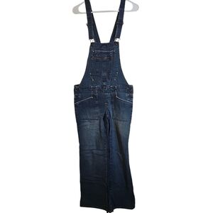 Old Navy Cotton Denim Overalls Adjustable Strap Jean Bibs Utility Pants Size M